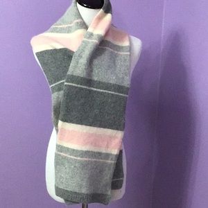 Vintage Unisex Ralph Lauren Lambwool Angora Nylon Warm Winter Snow Scarf Wrap